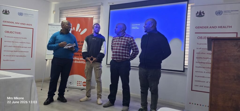 Facilitated session during the National Male Engagement Forum Training of Trainers