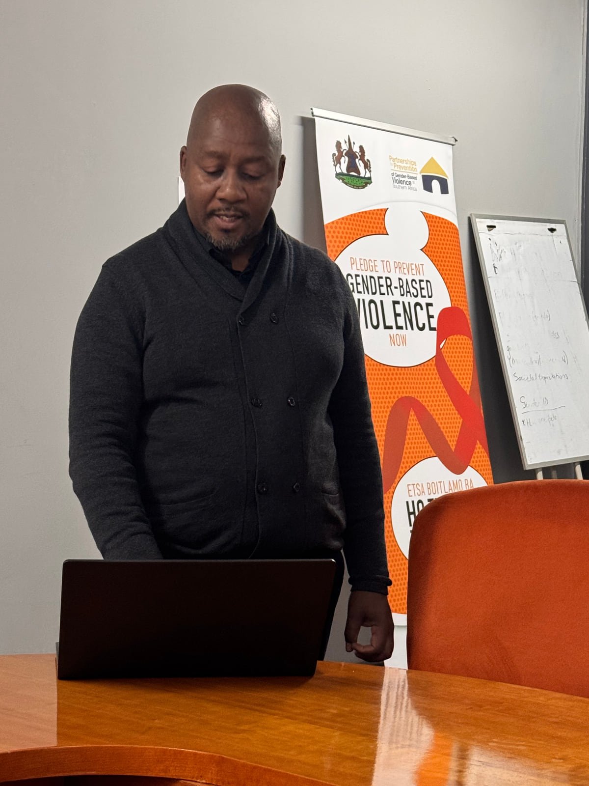 Presentation during the Anti-GBV Coordination Forum Reconstitution Meeting