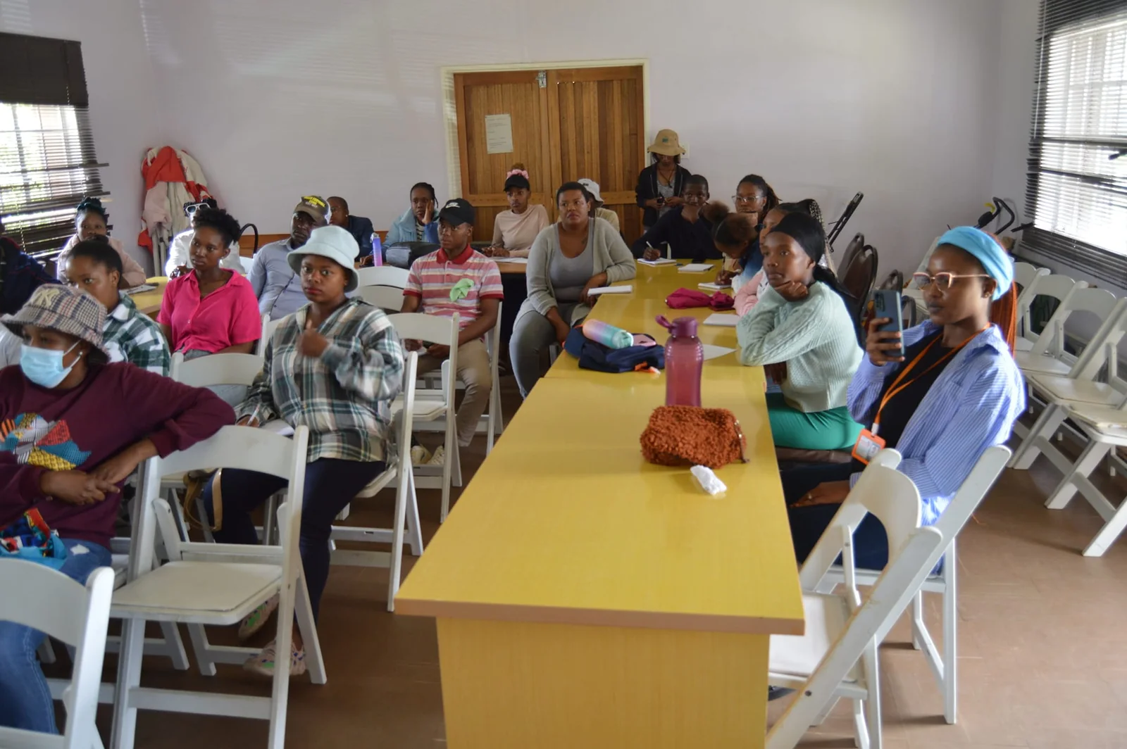 Community resilience learning session in Mafeteng