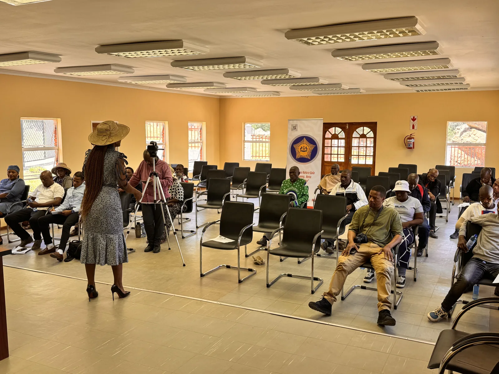 Stakeholders in a Hope Over Hustle community-safety learning session